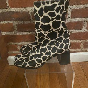 cow print boots